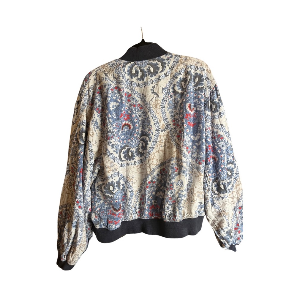 Free People | M floral bomber jacket - Picture 2 of 5
